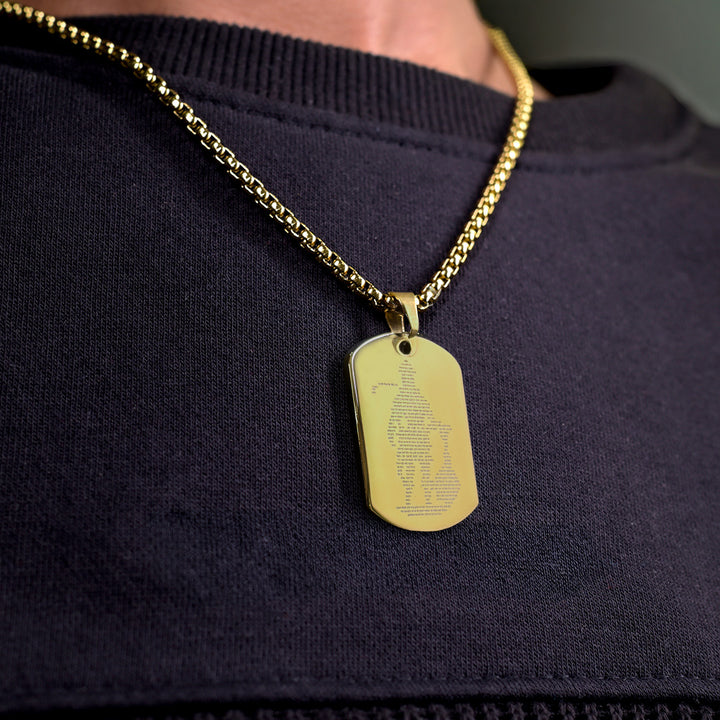 Shree Hanuman Chalisa Pendant Gold