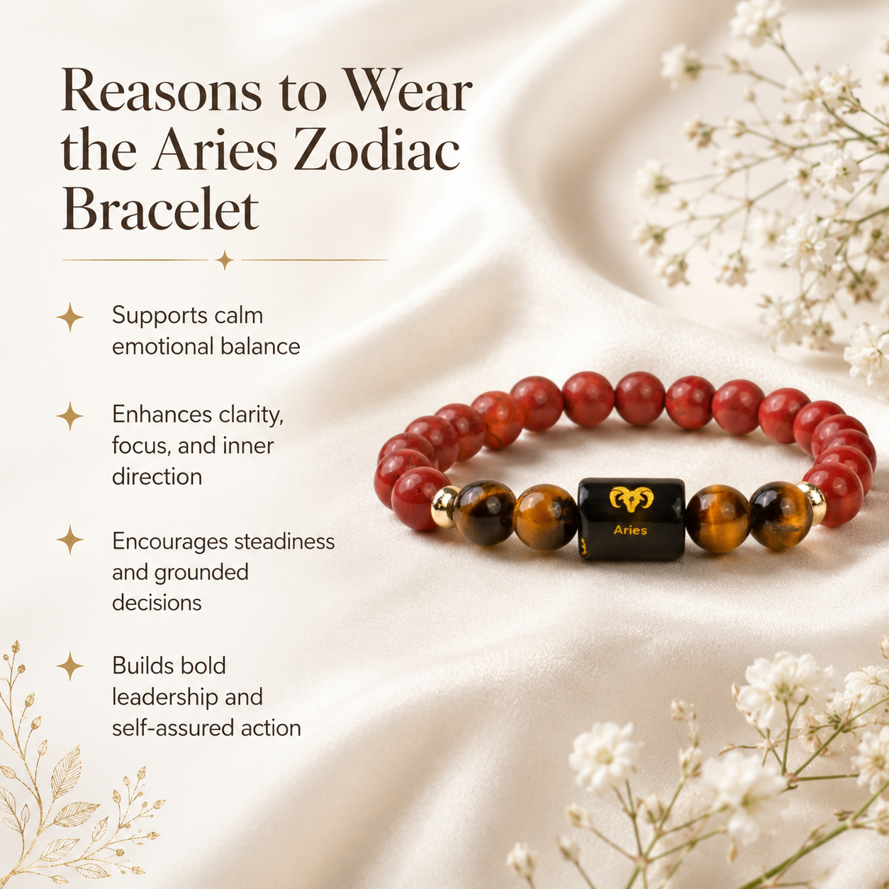 Aries Zodiac Bracelet