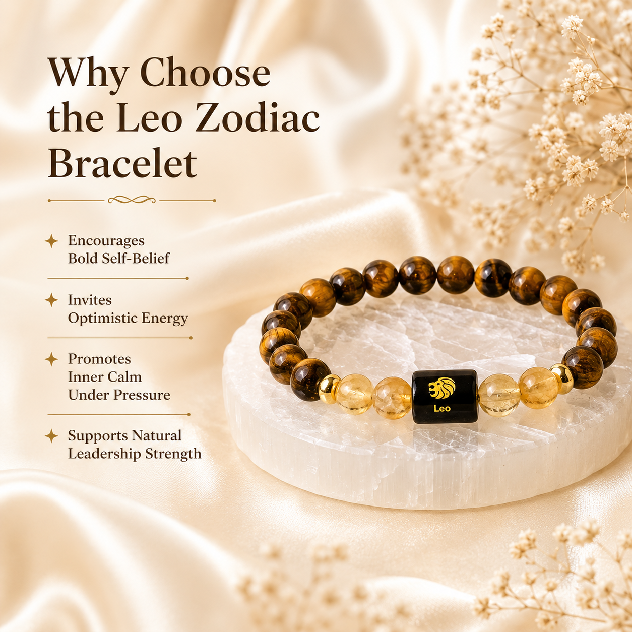 Leo Birthstone Bracelet