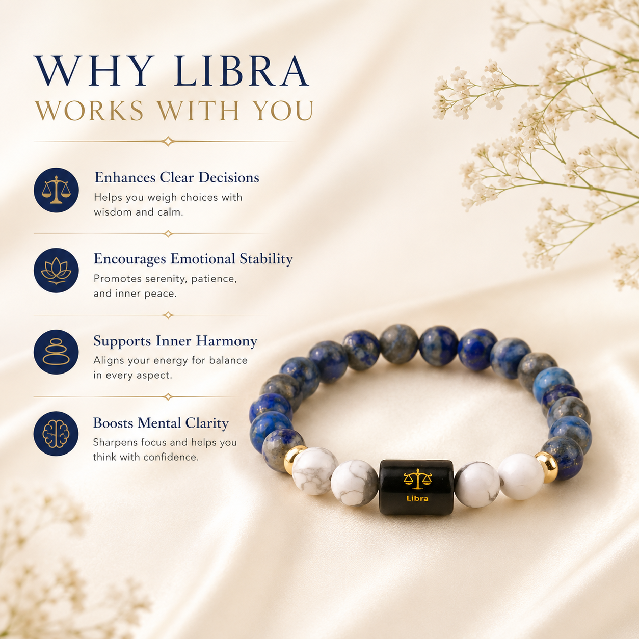 Libra Birthstone Bracelet