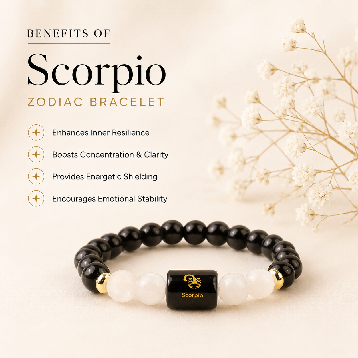 Scorpio Birthstone Bracelet