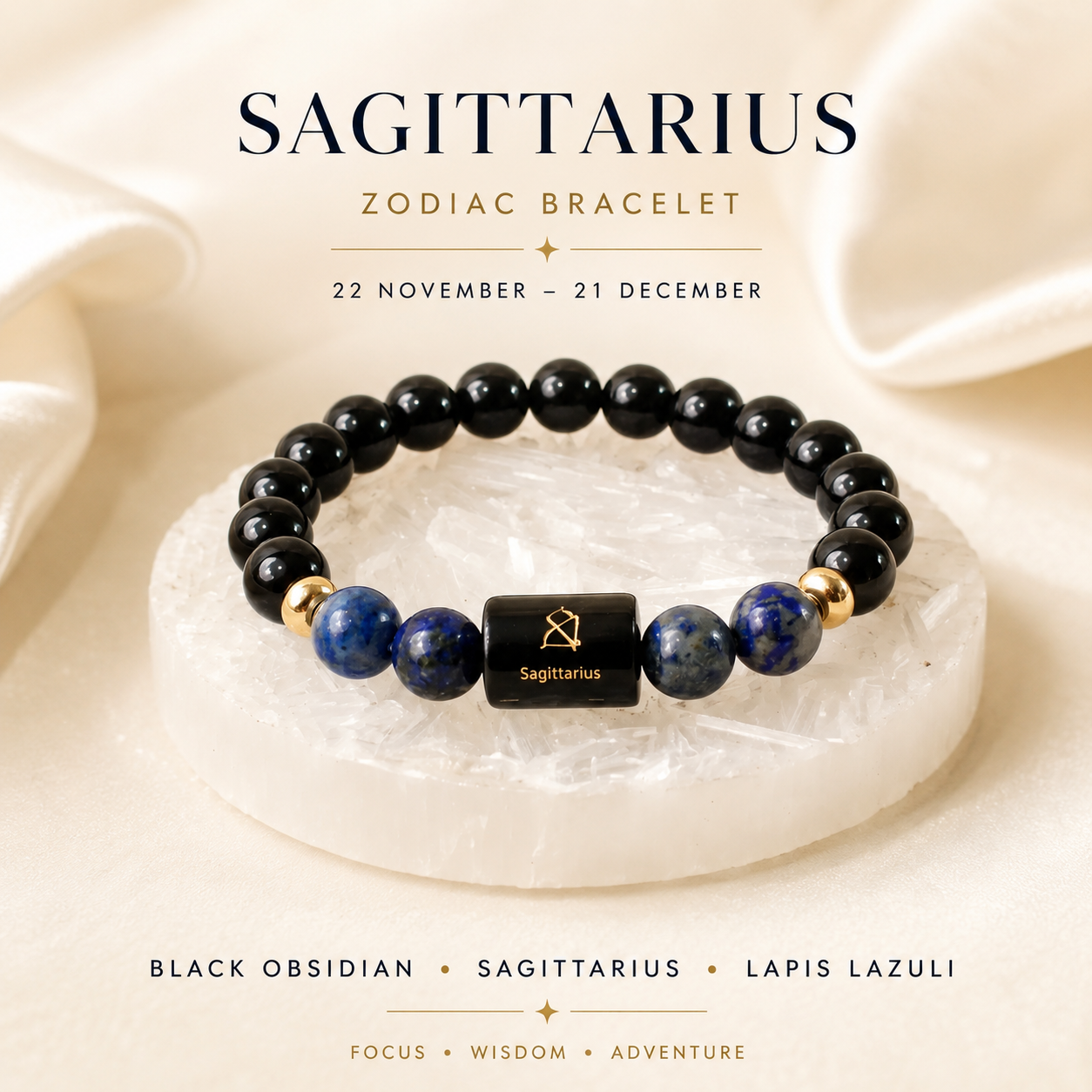 Sagittarius Birthstone Bracelet