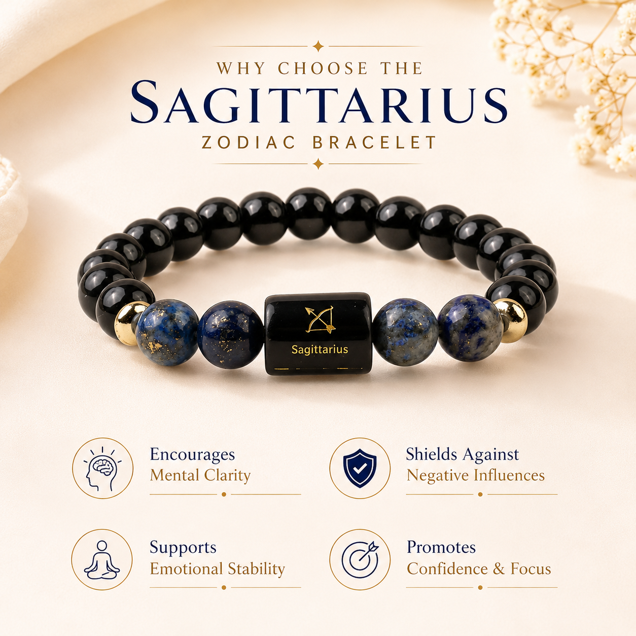 Sagittarius Birthstone Bracelet