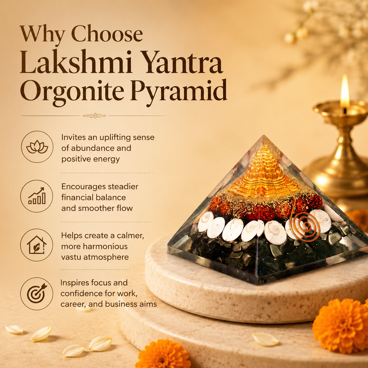 Maa Lakshmi Yantra Pyramid