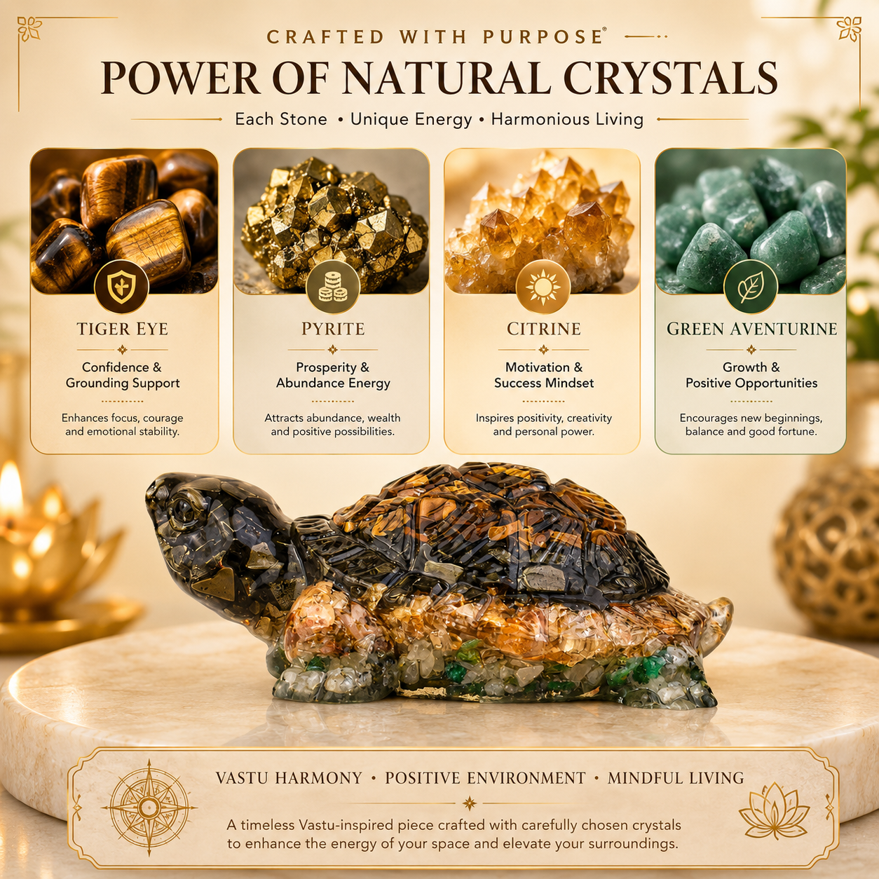 Dhan Yog Crystal Tortoise