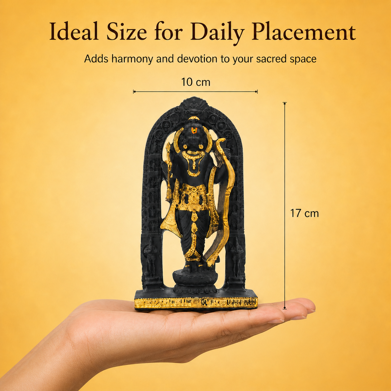 Ayodhya Ram Lalla Murti - 17 cm