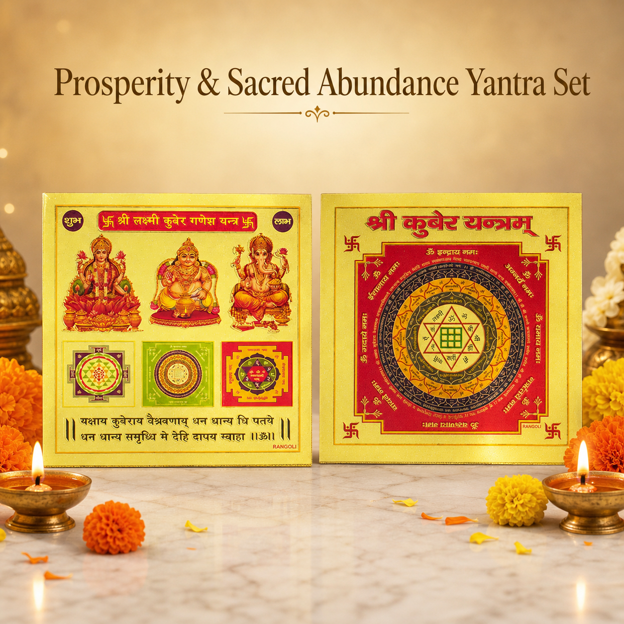 Dhan Sampatti Yantra Combo (6×6 inch)