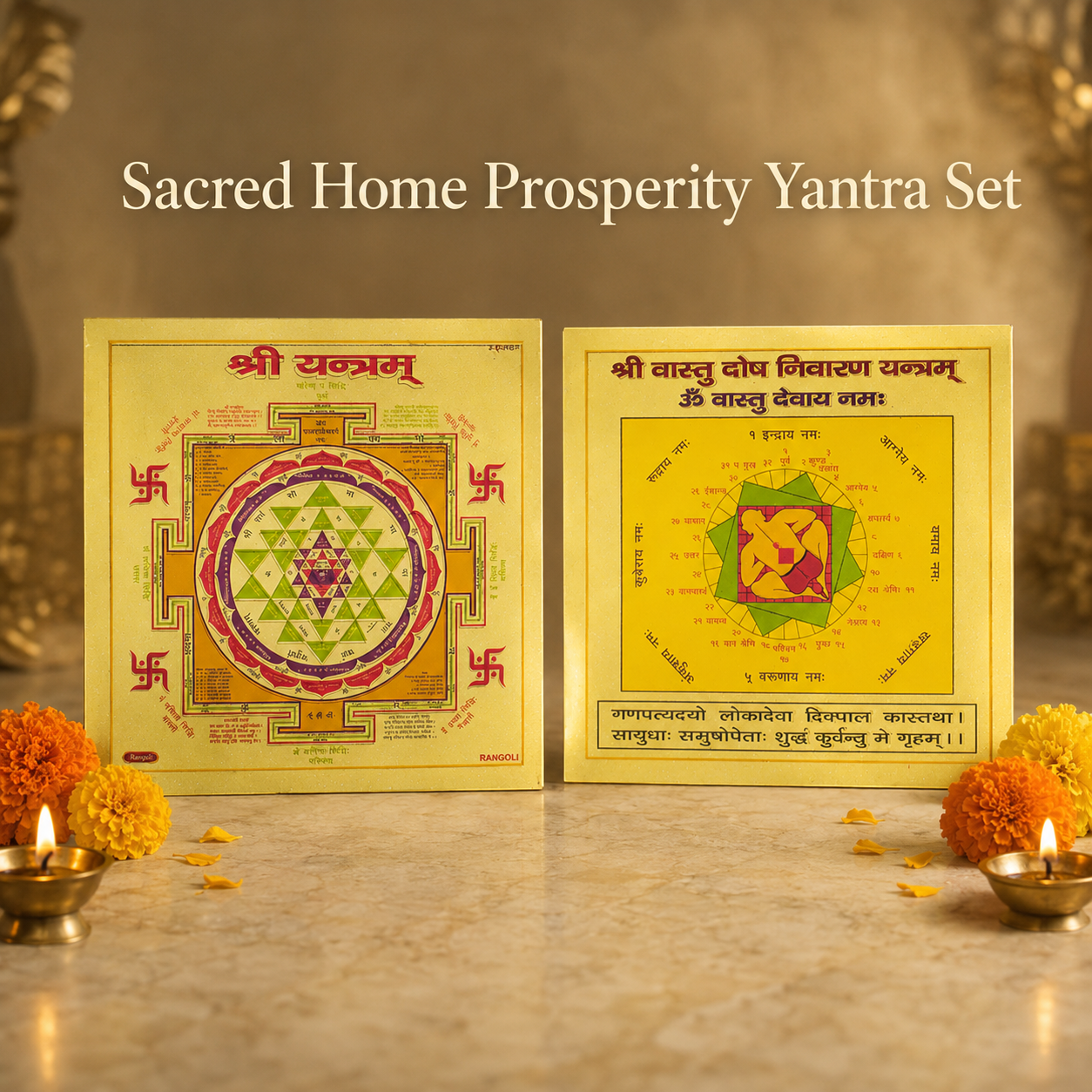 Ghar Ki Samriddhi Yantra Combo (6×6 inch)