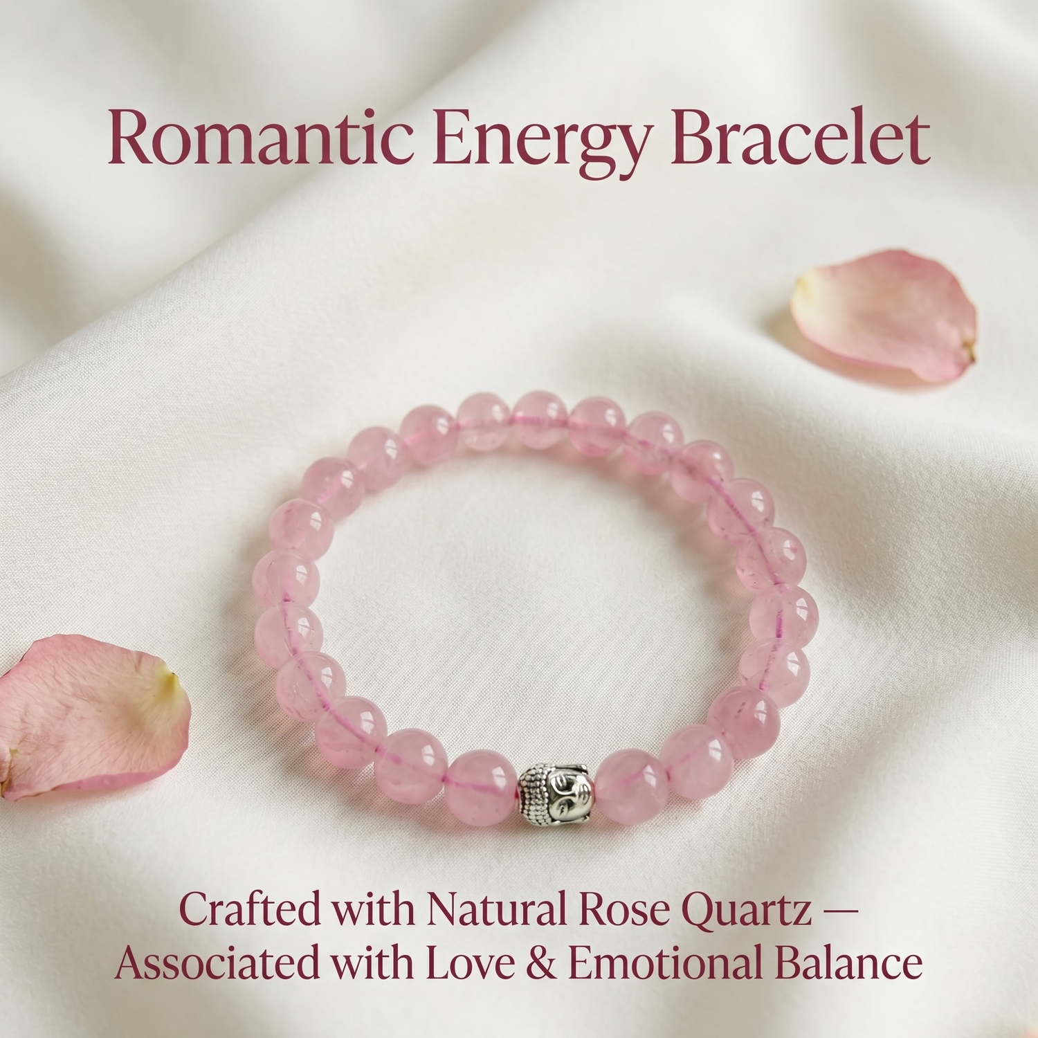 Love Attraction Bracelet (Original Rose Quartz)