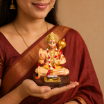 Hanuman Ji Blessing Murti being presented as premium devotional gift